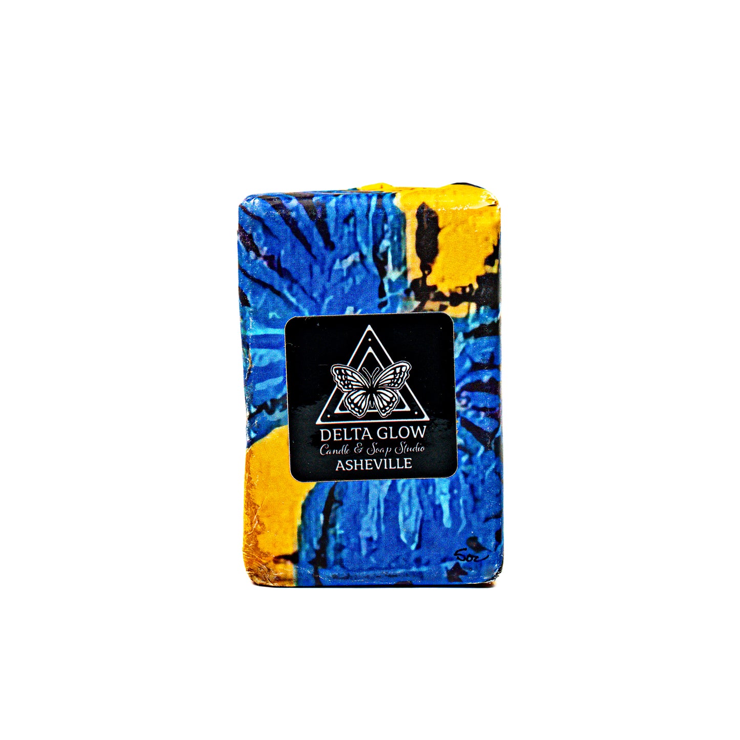 Yellow Glow Soap - Natural Cold-Processed | Joyful Citrus Scent | Handcrafted with Essential Oils | Aromatherapy & Skin Nourishment | 5oz Bar