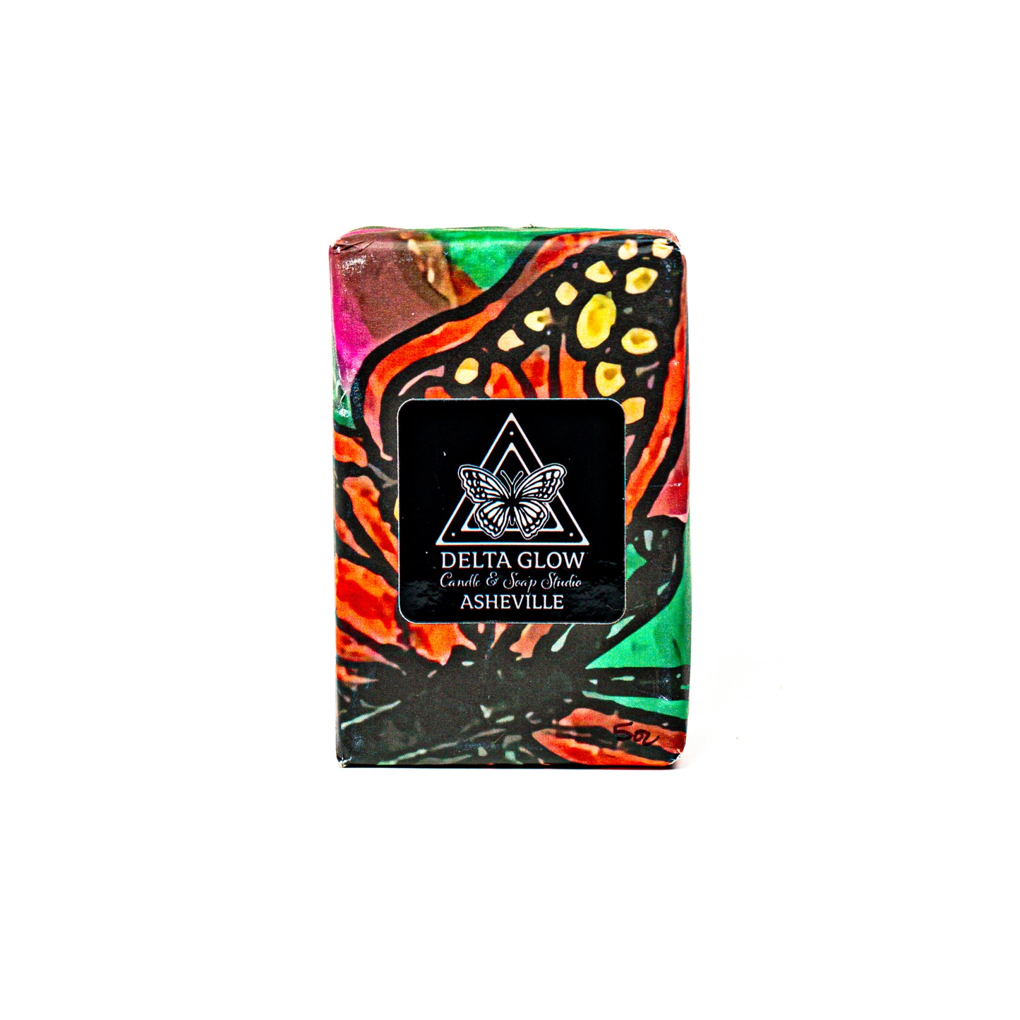 Green Glow Soap - All-Natural Cold Process Soap - 7 Natural Oils, 5 Essential Oils - Green Bentonite Clay, Spirulina - Handcrafted