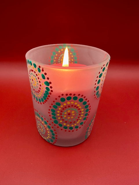 Seasonal Confetti Glow Candles