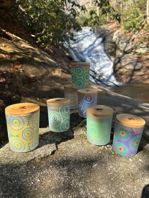 Seasonal Confetti Glow Candles