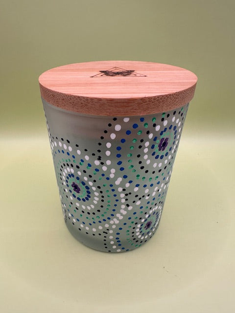 Seasonal Confetti Glow Candles