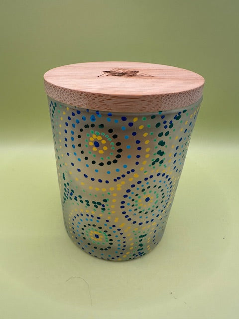 Seasonal Confetti Glow Candles