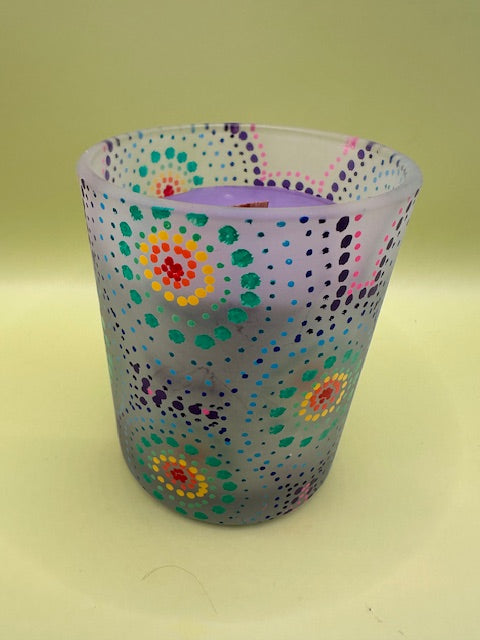 Seasonal Confetti Glow Candles