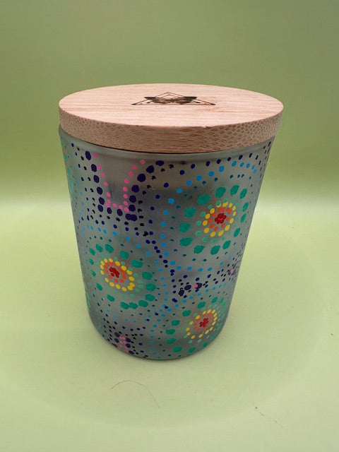 Seasonal Confetti Glow Candles
