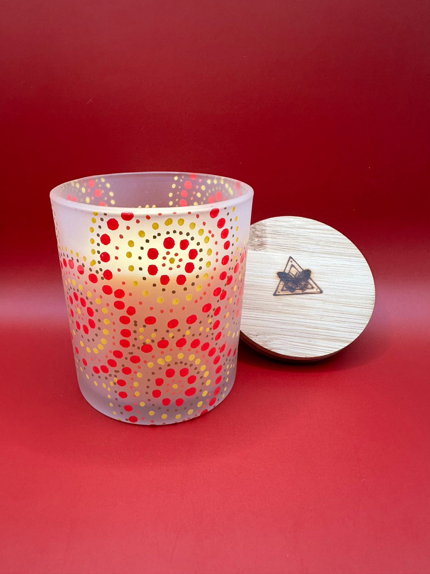 Seasonal Confetti Glow Candles