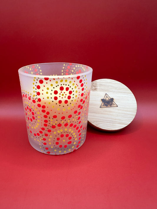 Seasonal Confetti Glow Candles